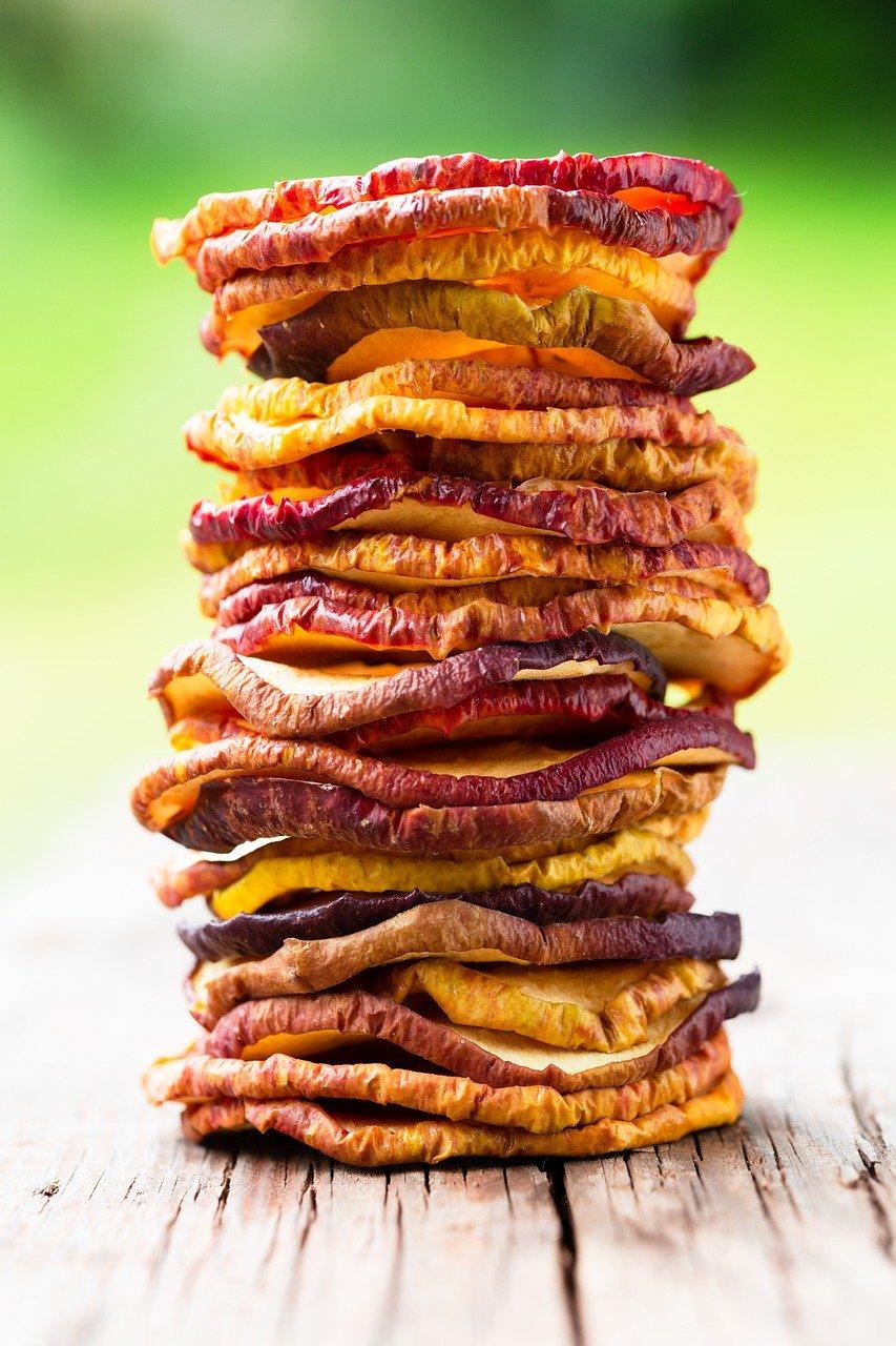 Image of dried apple slices