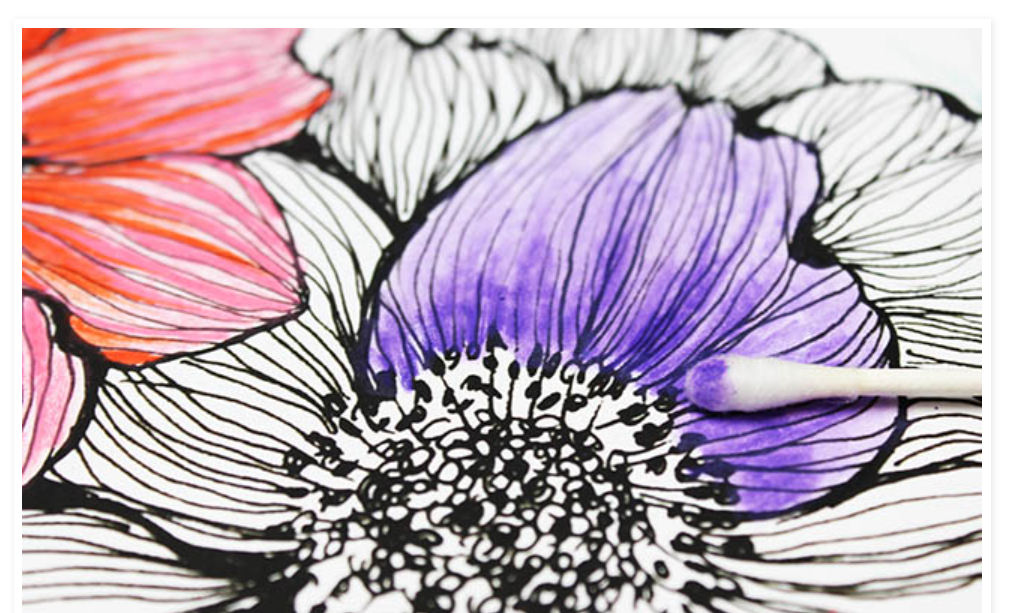 bookmarks for coloring with blending